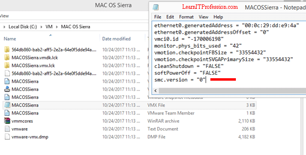 install macos sierra 12 on vmware windows